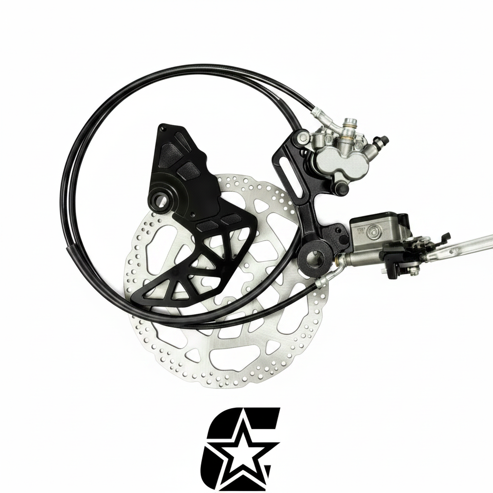 Brake kit white background with logo